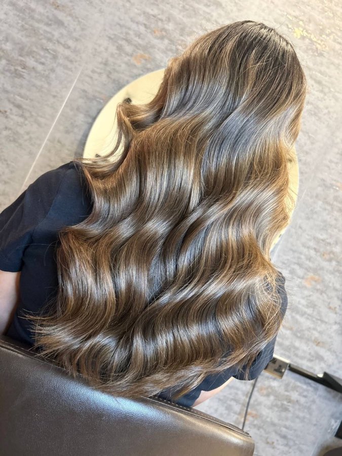 Glossy caramel balayage with soft waves, balayage, by Replay Hair & Beauty